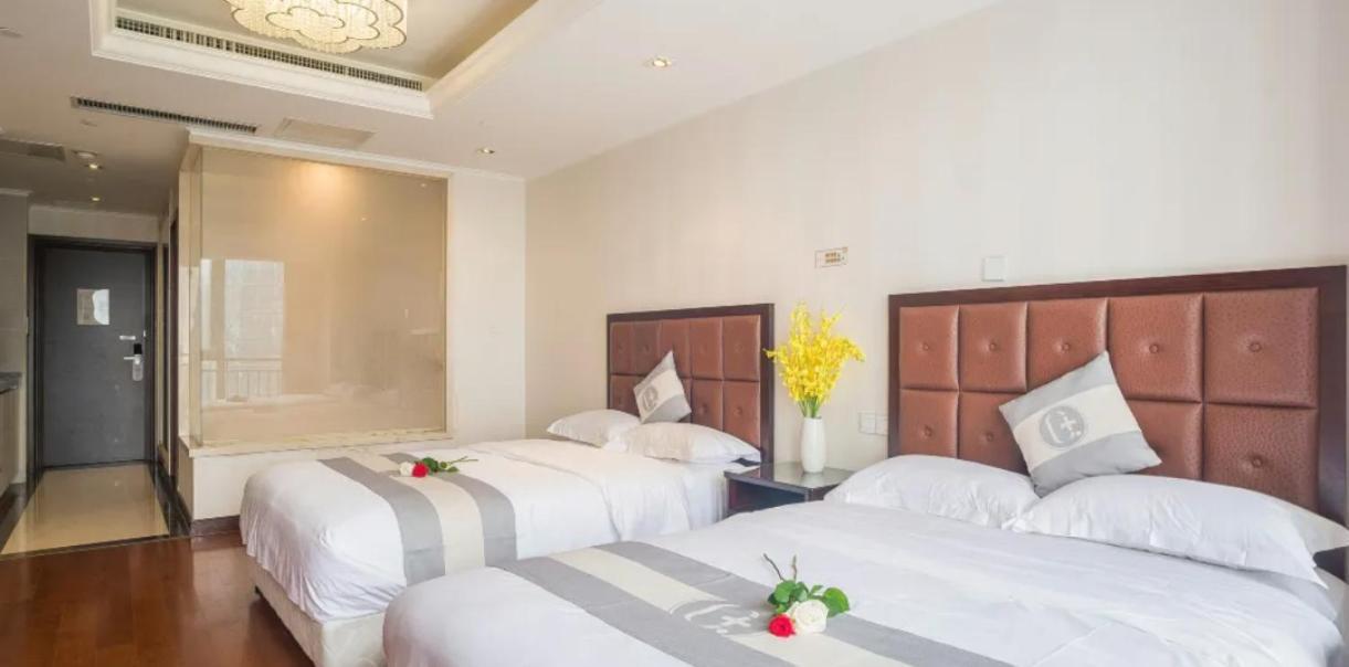 Qingdao Jinshan We+ Holiday Apartment Esterno foto