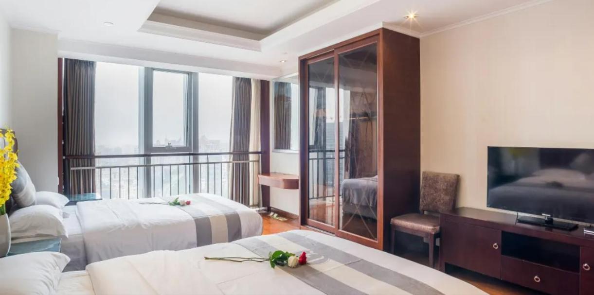 Qingdao Jinshan We+ Holiday Apartment Esterno foto