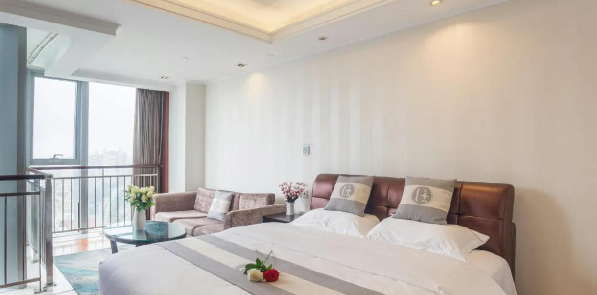 Qingdao Jinshan We+ Holiday Apartment Esterno foto