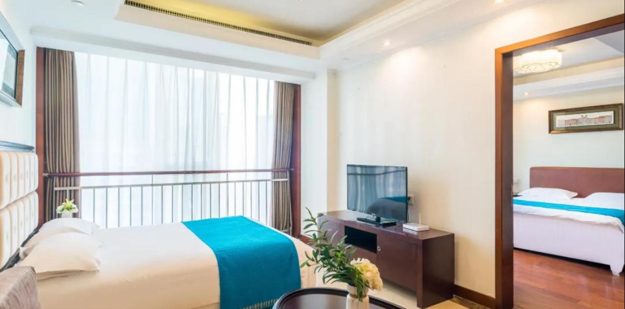 Qingdao Jinshan We+ Holiday Apartment Esterno foto