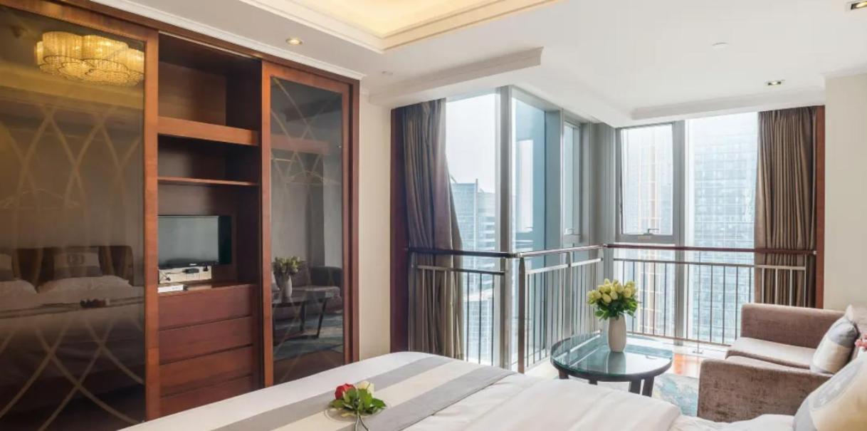 Qingdao Jinshan We+ Holiday Apartment Esterno foto
