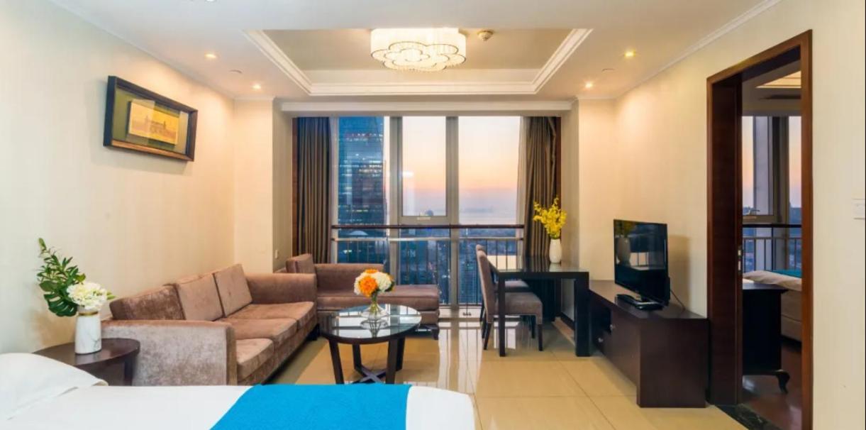 Qingdao Jinshan We+ Holiday Apartment Esterno foto